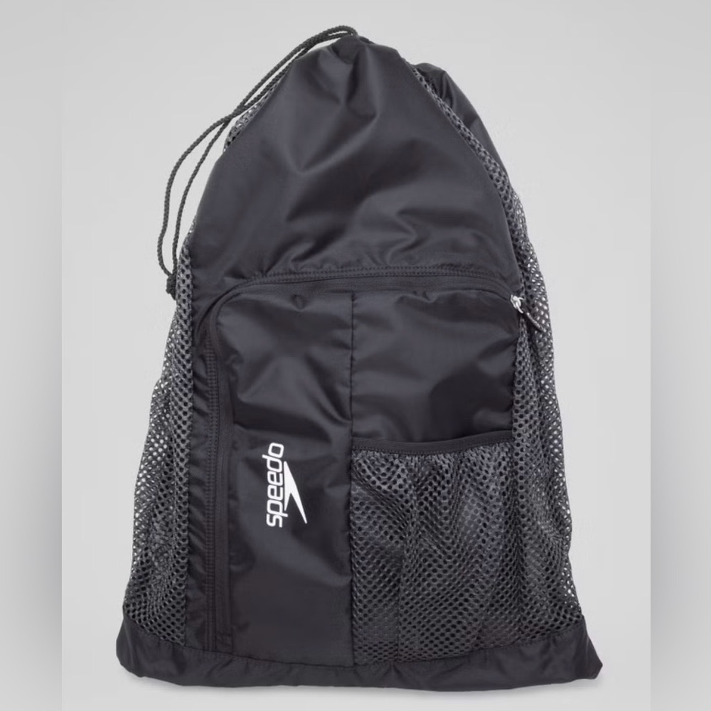 NWT Speedo Black Deluxe Ventilator Mesh Bag